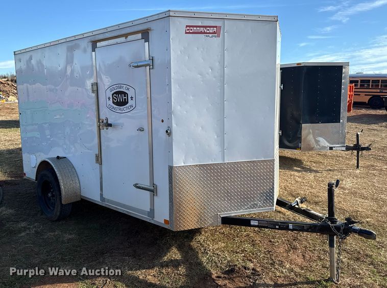 image for item ES5836 2020 Carry-On COM6X12CGRVSAWTSTD enclosed cargo trailer