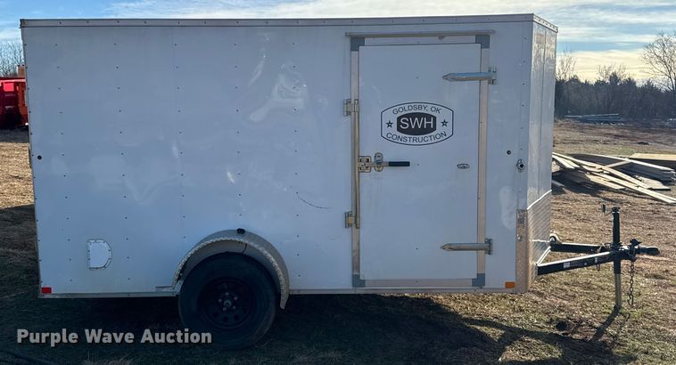 image for item ES5836 2020 Carry-On COM6X12CGRVSAWTSTD enclosed cargo trailer