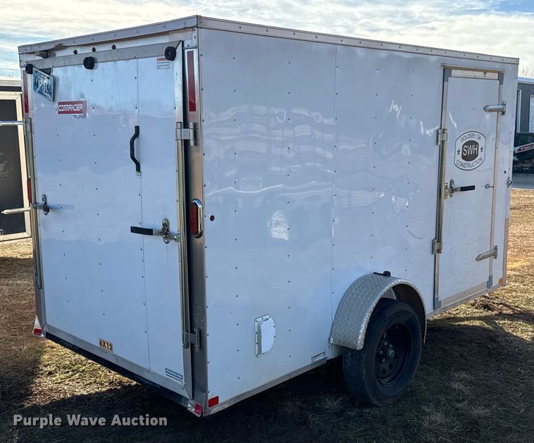 image for item ES5836 2020 Carry-On COM6X12CGRVSAWTSTD enclosed cargo trailer