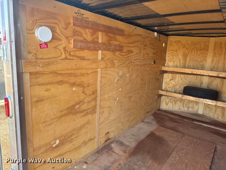 image for item ES5836 2020 Carry-On COM6X12CGRVSAWTSTD enclosed cargo trailer