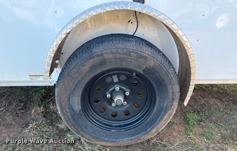 image for item ES5836 2020 Carry-On COM6X12CGRVSAWTSTD enclosed cargo trailer