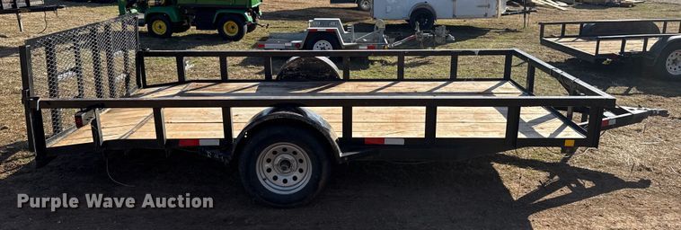 image for item ES5838 Shop built utility trailer