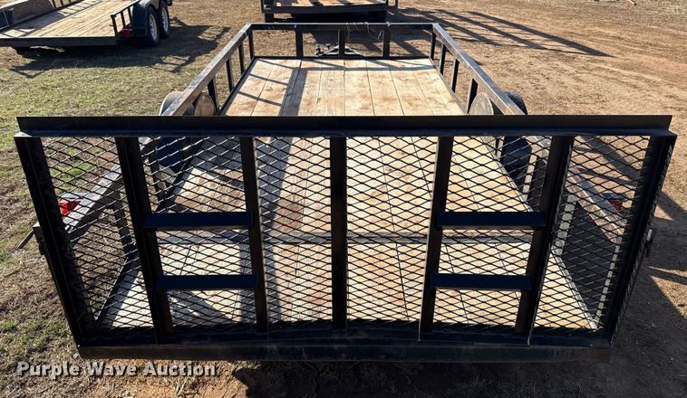 image for item ES5838 Shop built utility trailer