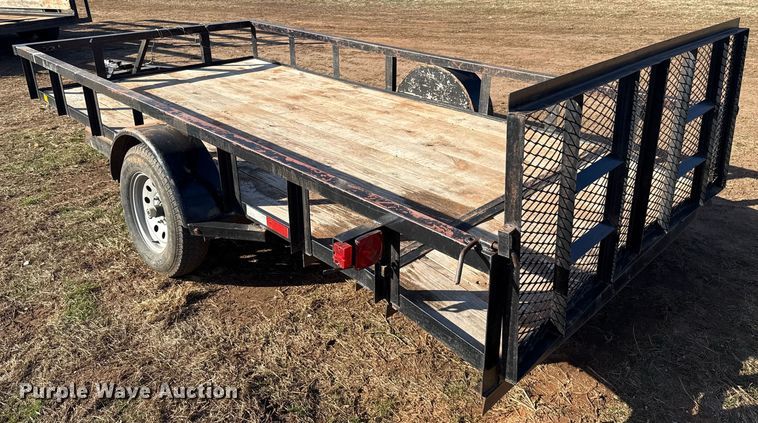 image for item ES5838 Shop built utility trailer