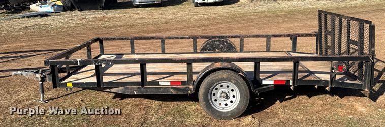 image for item ES5838 Shop built utility trailer