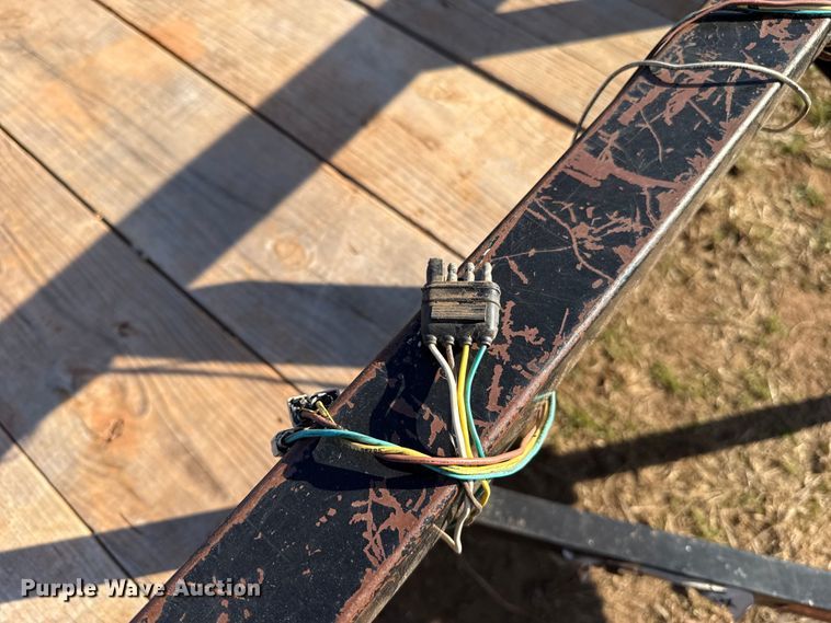 image for item ES5838 Shop built utility trailer