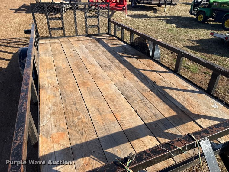 image for item ES5838 Shop built utility trailer