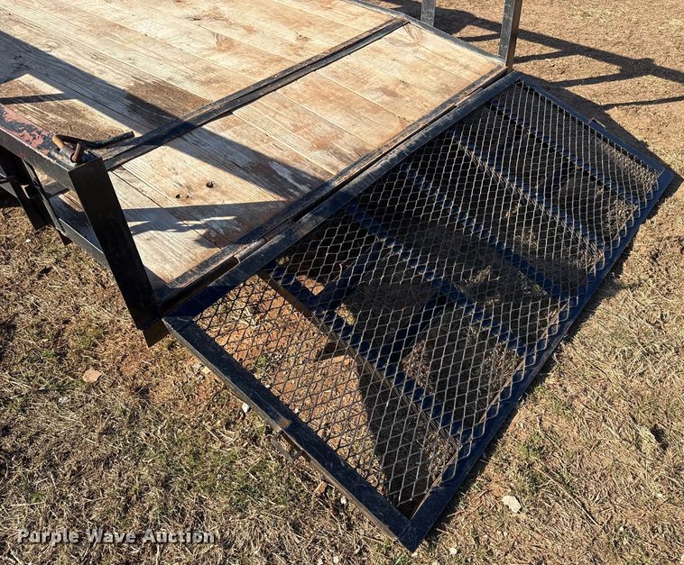 image for item ES5838 Shop built utility trailer