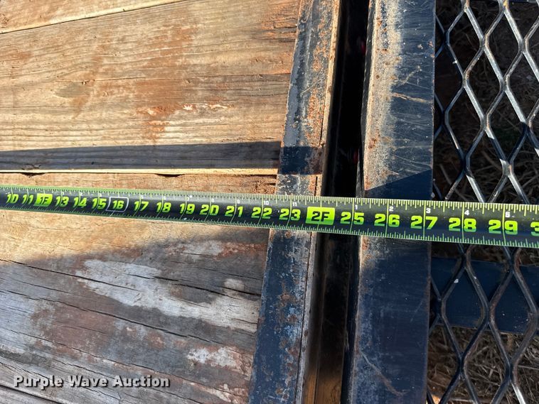 image for item ES5838 Shop built utility trailer