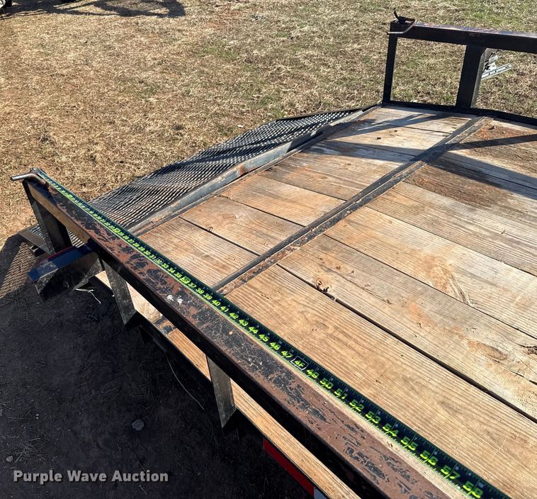 image for item ES5838 Shop built utility trailer