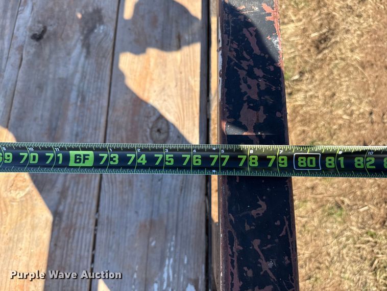 image for item ES5838 Shop built utility trailer