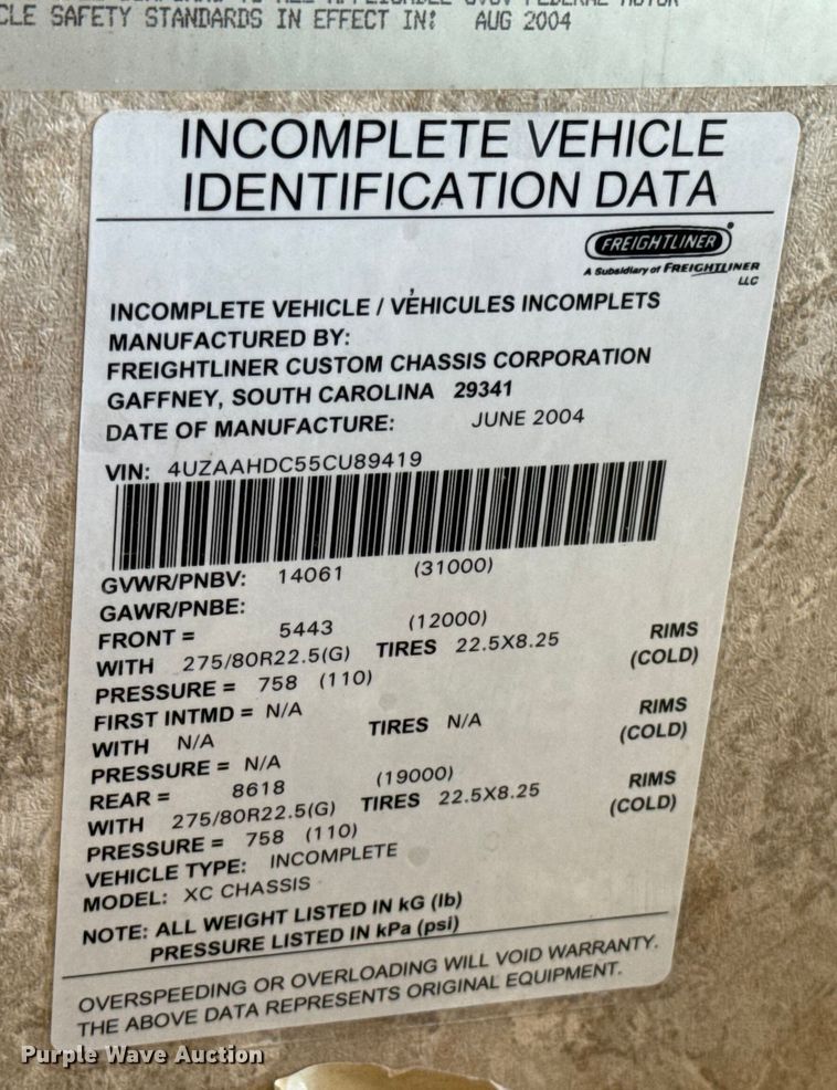 image for item ES5853 2005 Coachman Encore 380DS RV