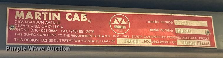 image for item ES5857 Hyster H60XL forklift