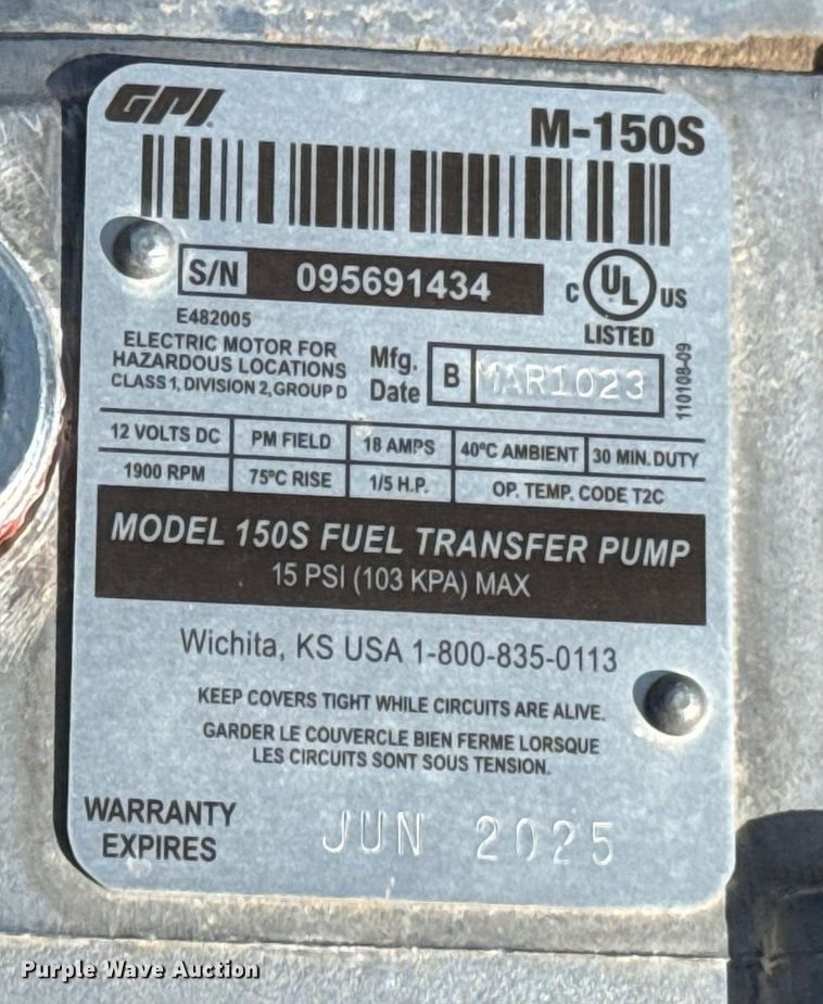 image for item ES5860 (2) fuel transfer tanks