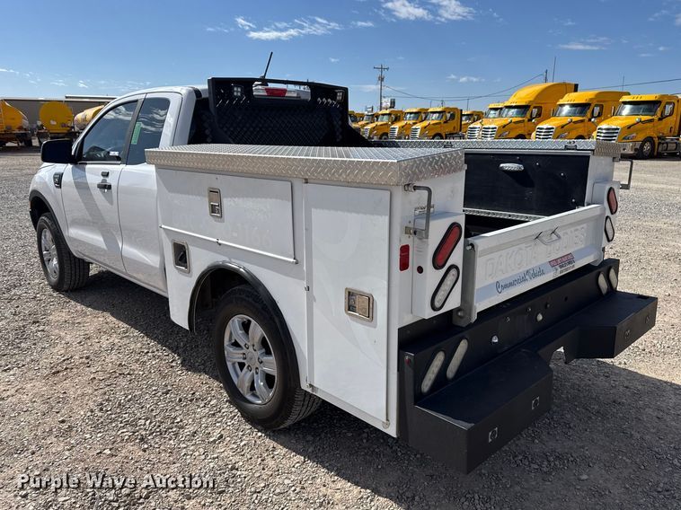 image for item ES5861 2021 Ford Ranger Ext. Cab utility bed pickup truck