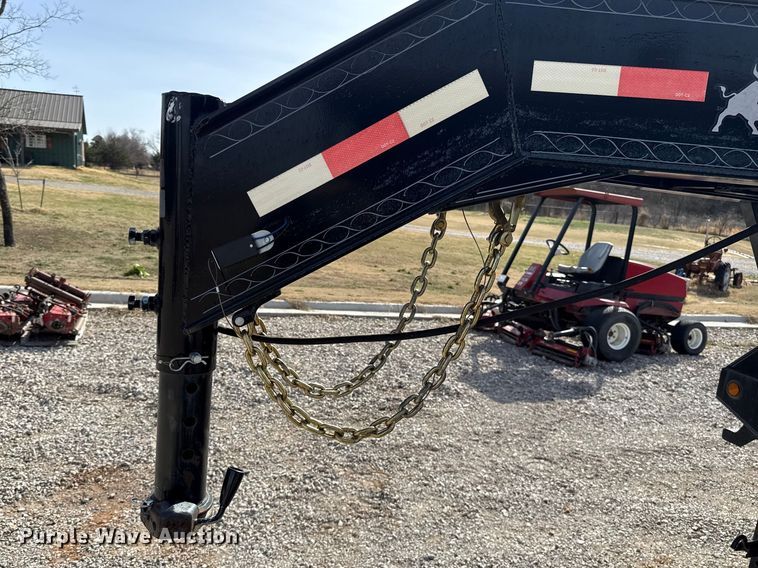 image for item ES5879 2022 Norstar Trailers LLC Iron Bull hydraulic tail equipment trailer