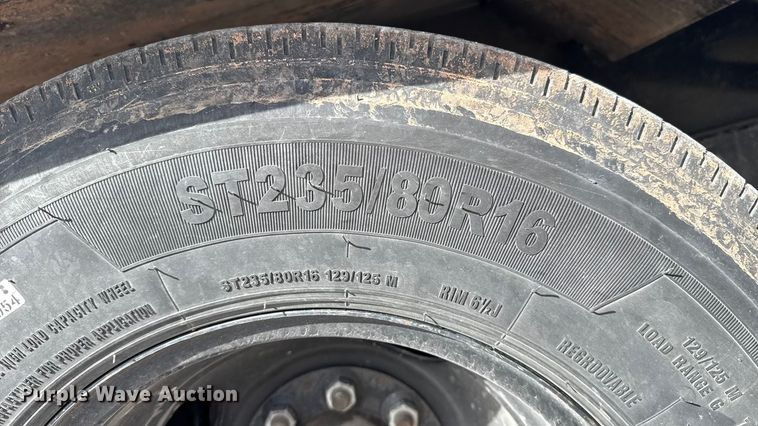 image for item ES5879 2022 Norstar Trailers LLC Iron Bull hydraulic tail equipment trailer