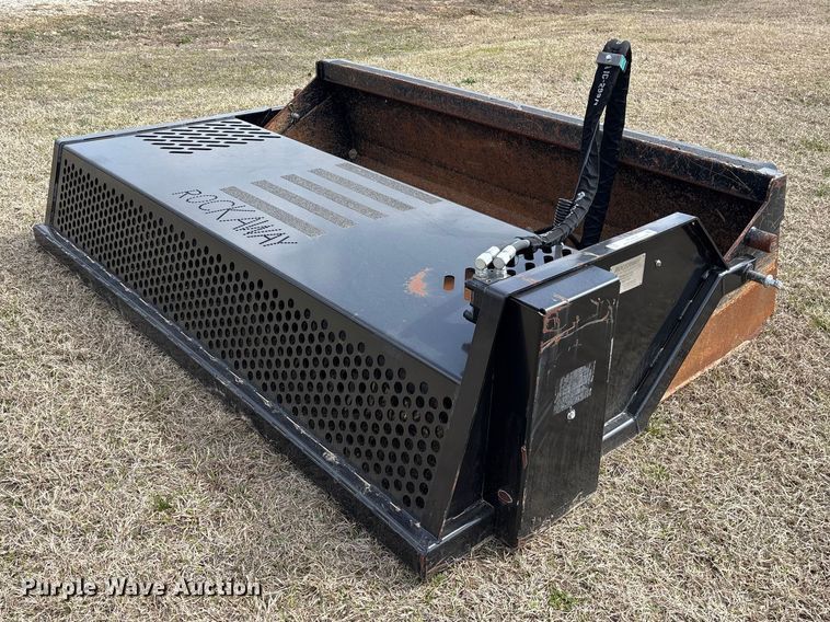 image for item ES8610 2022 Rockaway RA-8425 skid steer rock picker