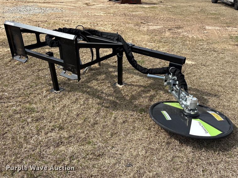 image for item ES8611 2025 Greentec RI82 skid steer fence row mower