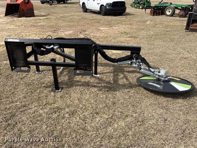 image for item ES8611 2025 Greentec RI82 skid steer fence row mower