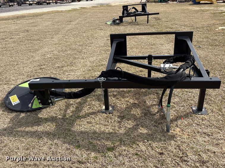 image for item ES8611 2025 Greentec RI82 skid steer fence row mower