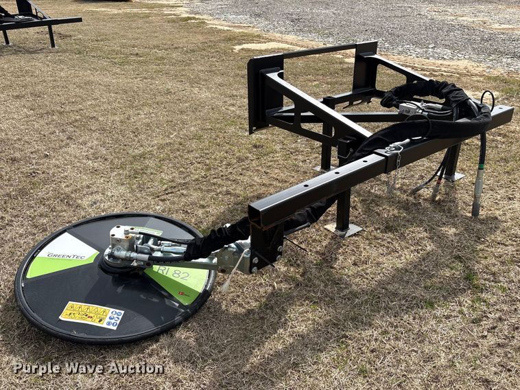 image for item ES8611 2025 Greentec RI82 skid steer fence row mower