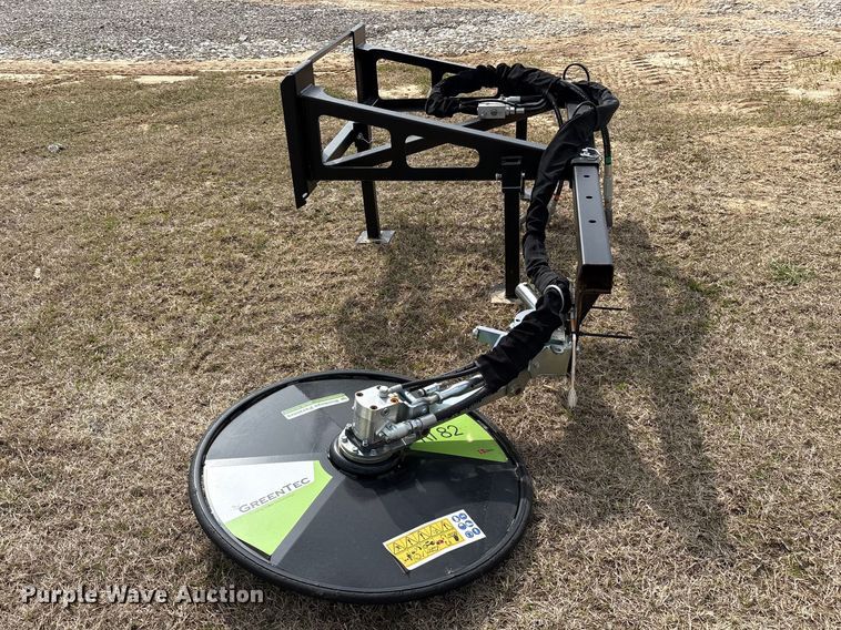 image for item ES8611 2025 Greentec RI82 skid steer fence row mower