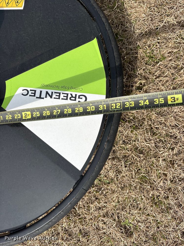 image for item ES8611 2025 Greentec RI82 skid steer fence row mower