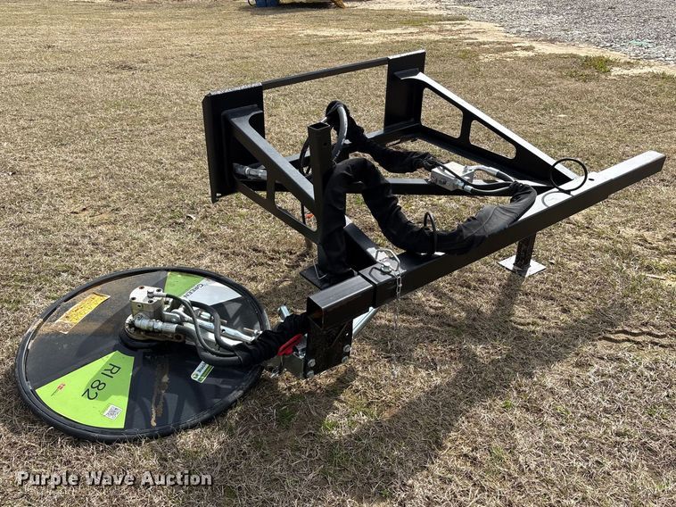 image for item ES8612 2025 Greentec RI82 skid steer fence row mower