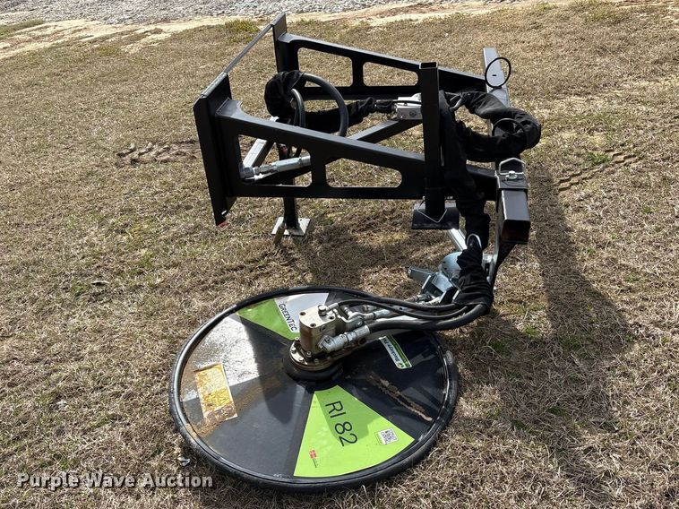 image for item ES8612 2025 Greentec RI82 skid steer fence row mower