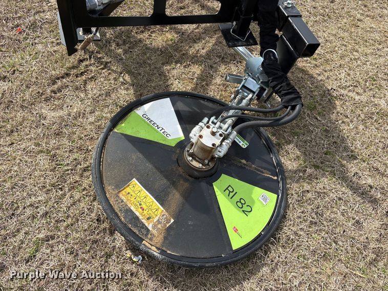 image for item ES8612 2025 Greentec RI82 skid steer fence row mower
