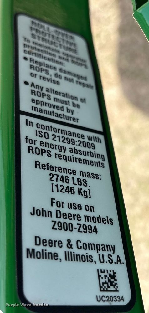 image for item ES8615 2025 John Deere Z960M ZTR lawn mower