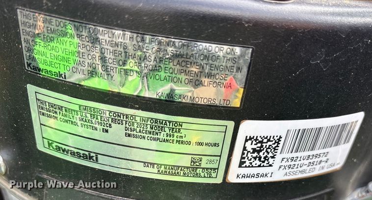 image for item ES8615 2025 John Deere Z960M ZTR lawn mower