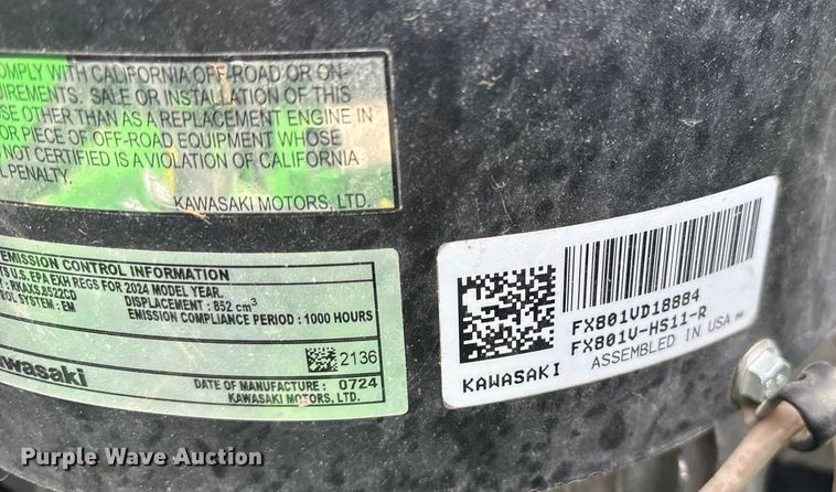 image for item ES8617 2024 John Deere Z930M ZTR lawn mower