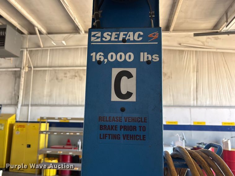 image for item ES8627 (4) 2007 Sefac 1200M72 automotive lift