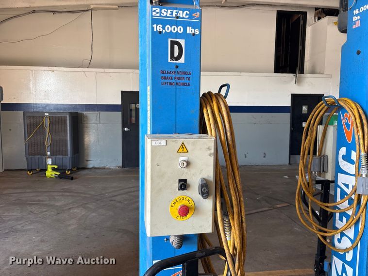 image for item ES8627 (4) 2007 Sefac 1200M72 automotive lift