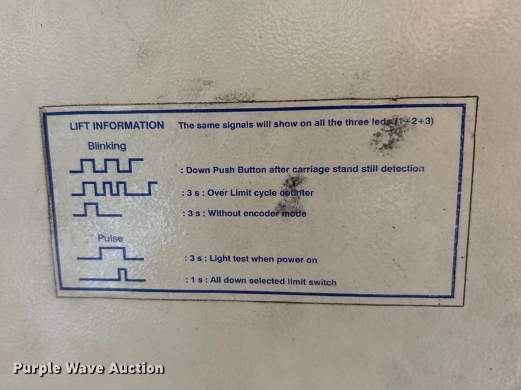 image for item ES8627 (4) 2007 Sefac 1200M72 automotive lift
