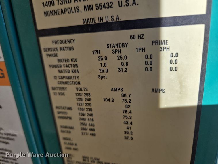 image for item ET1339 Cummins Power Generation GGMB-1408156 generator