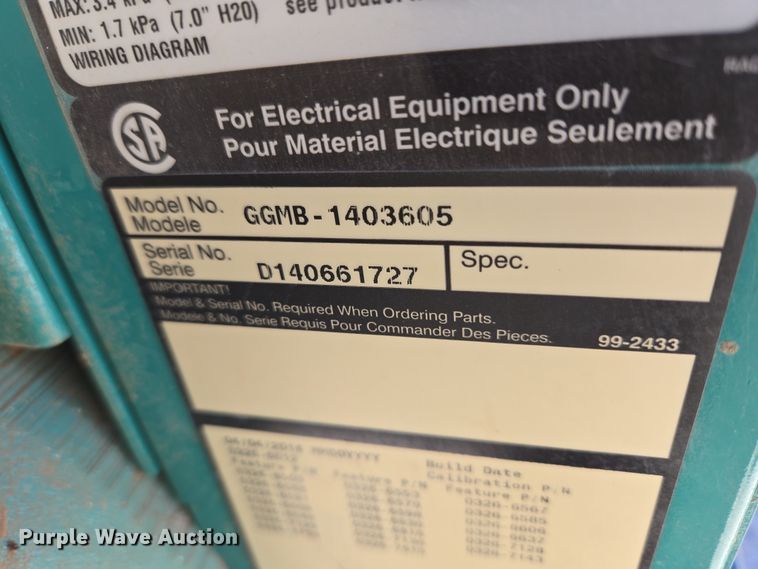 image for item ET1341 Cummins Power Generation GGMB-1403605 generator