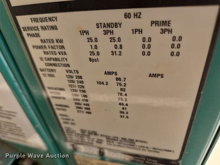 image for item ET1342 Cummins Power Generation GGMB-1328105 generator