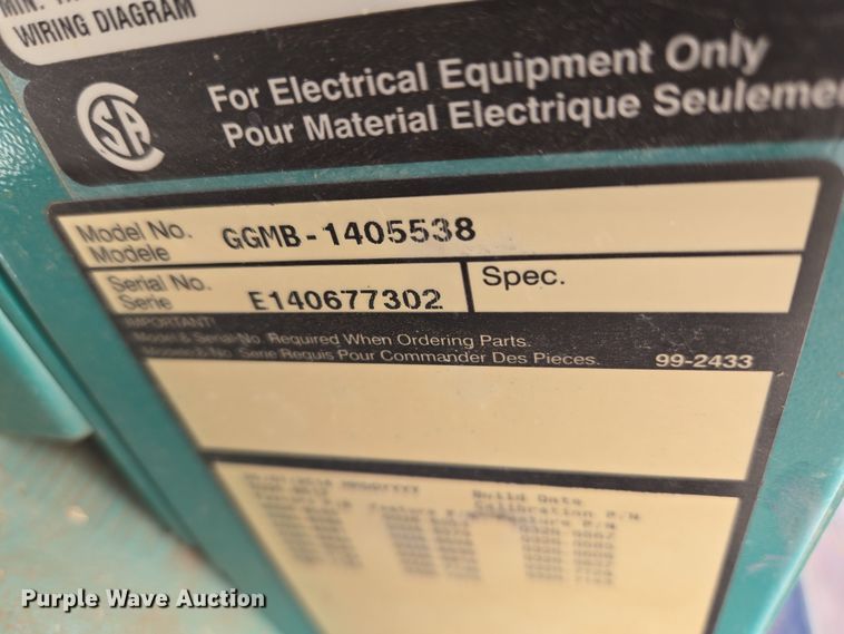 image for item ET1343 Cummins Power Generation GGMB-1405538 generator