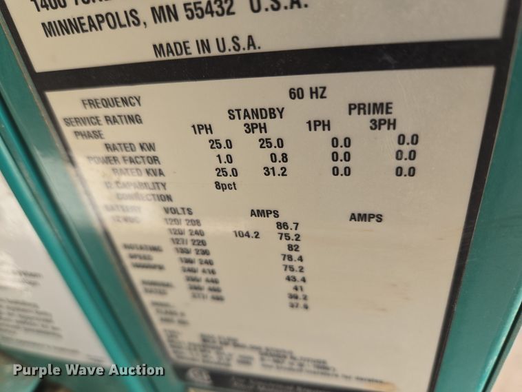 image for item ET1344 Cummins Power Generation GGMB-1408154 generator