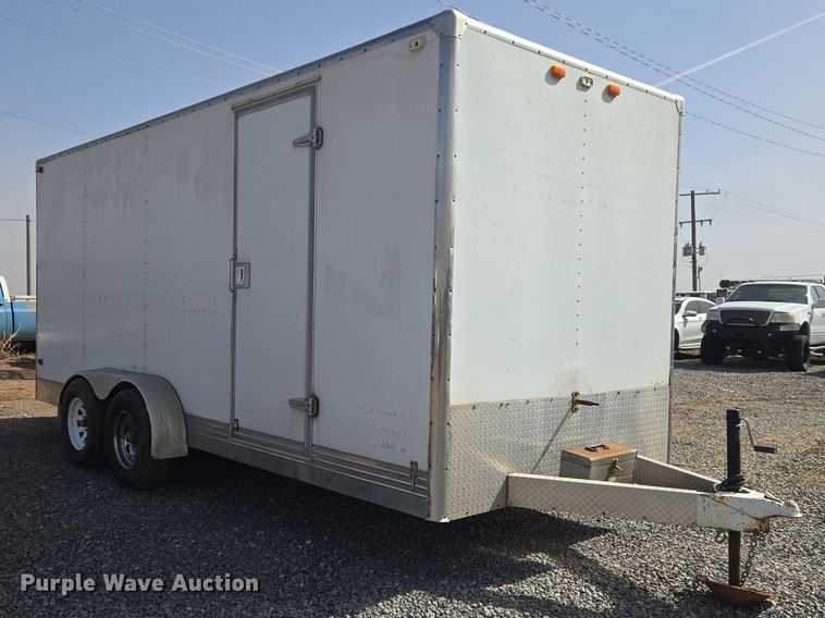 image for item ET1345 Shop Built enclosed cargo trailer
