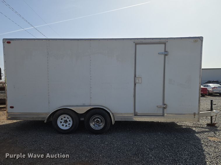 image for item ET1345 Shop Built enclosed cargo trailer