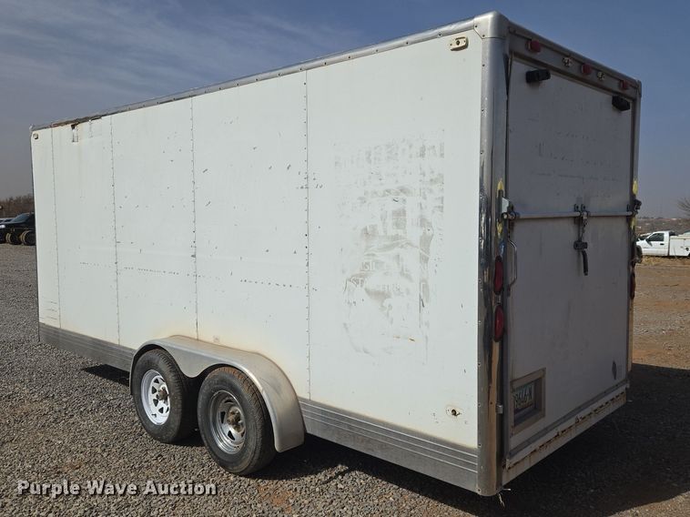 image for item ET1345 Shop Built enclosed cargo trailer