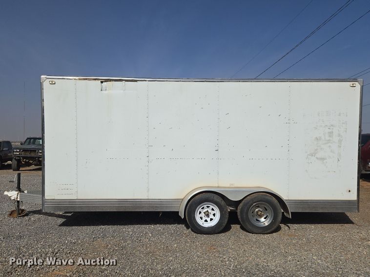 image for item ET1345 Shop Built enclosed cargo trailer