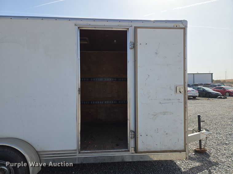 image for item ET1345 Shop Built enclosed cargo trailer