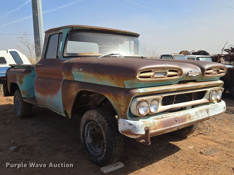 image for item ET1346 1961 Chevrolet Apache 10 pickup truck