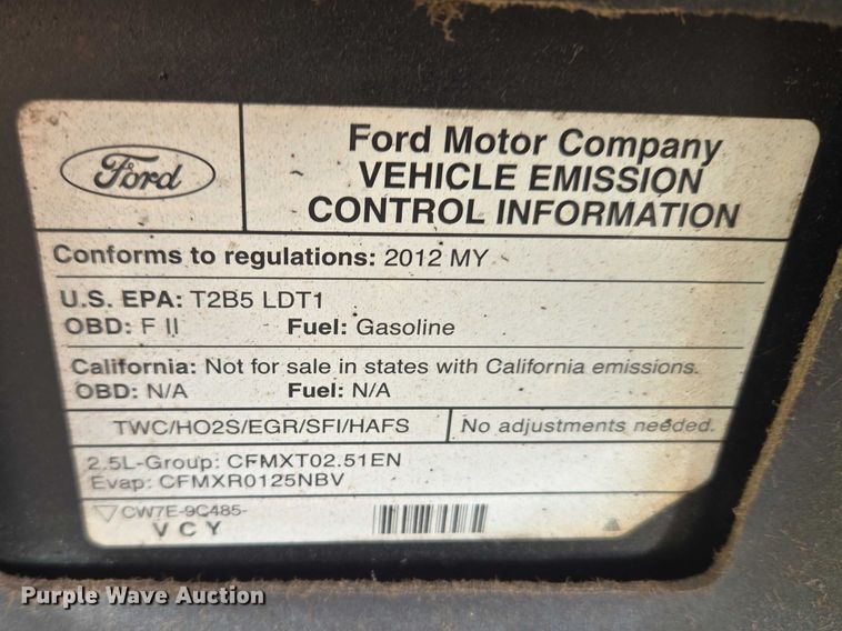image for item ET1349 2012 Ford Escape SUV