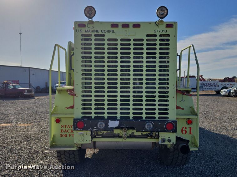 image for item ET1350 1985 Oshkosh Low Tilt pumper fire truck